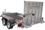 Bauanhänger für den Transport eines Minibaggers – UNITRAILER STARK 3 260
